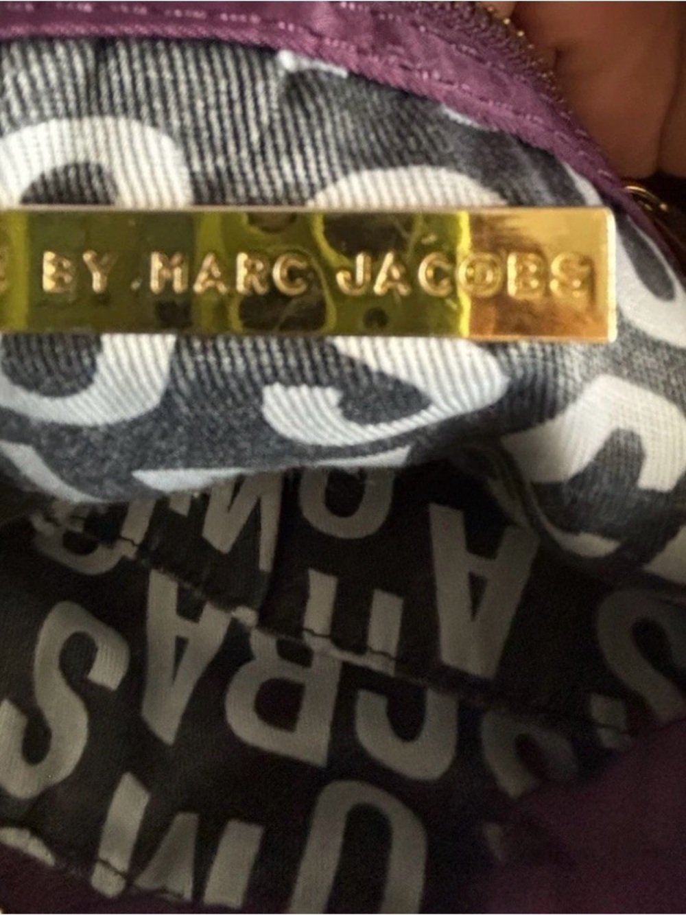 Marc by Marc Jacobs Standard Supply Quilted Purple Nylon Tote Bag - Picture 7 of 9